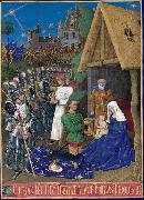 Jean Fouquet Jean Fouquet a represente le roi Charles VII en roi mage oil